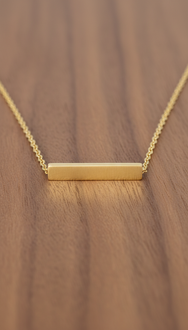 Engraved Silver Locket Necklace