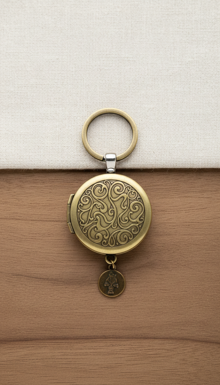Monogrammed Leather Key Organizer